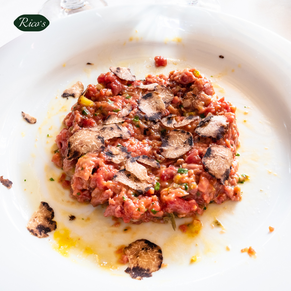 Steak tartare met truffel salsa